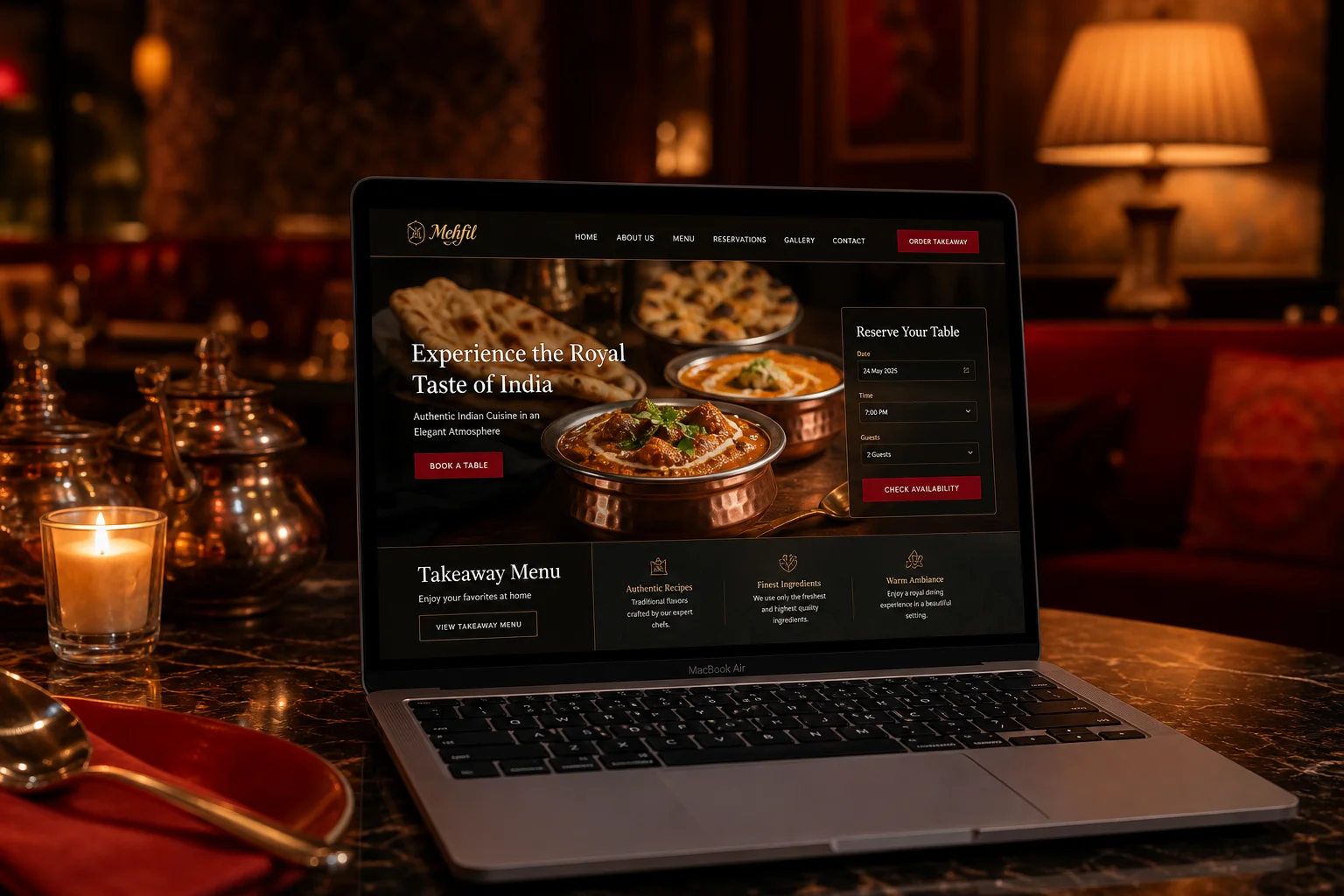 Award-Winning Indian Restaurant